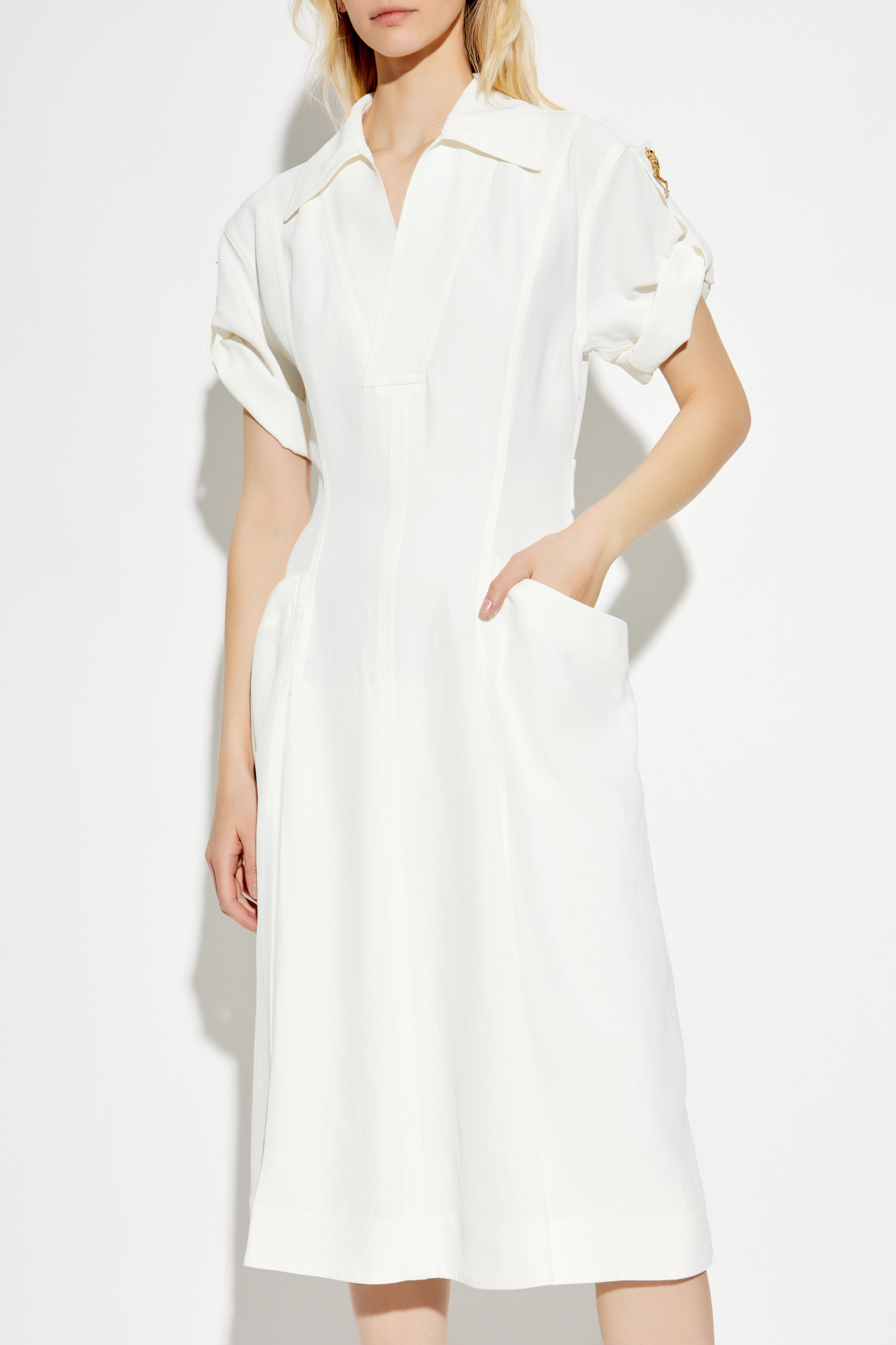 ワンピース Bottega Veneta shirt dress Bottega Veneta, Blue shirt dress - Unique Designer Pieces